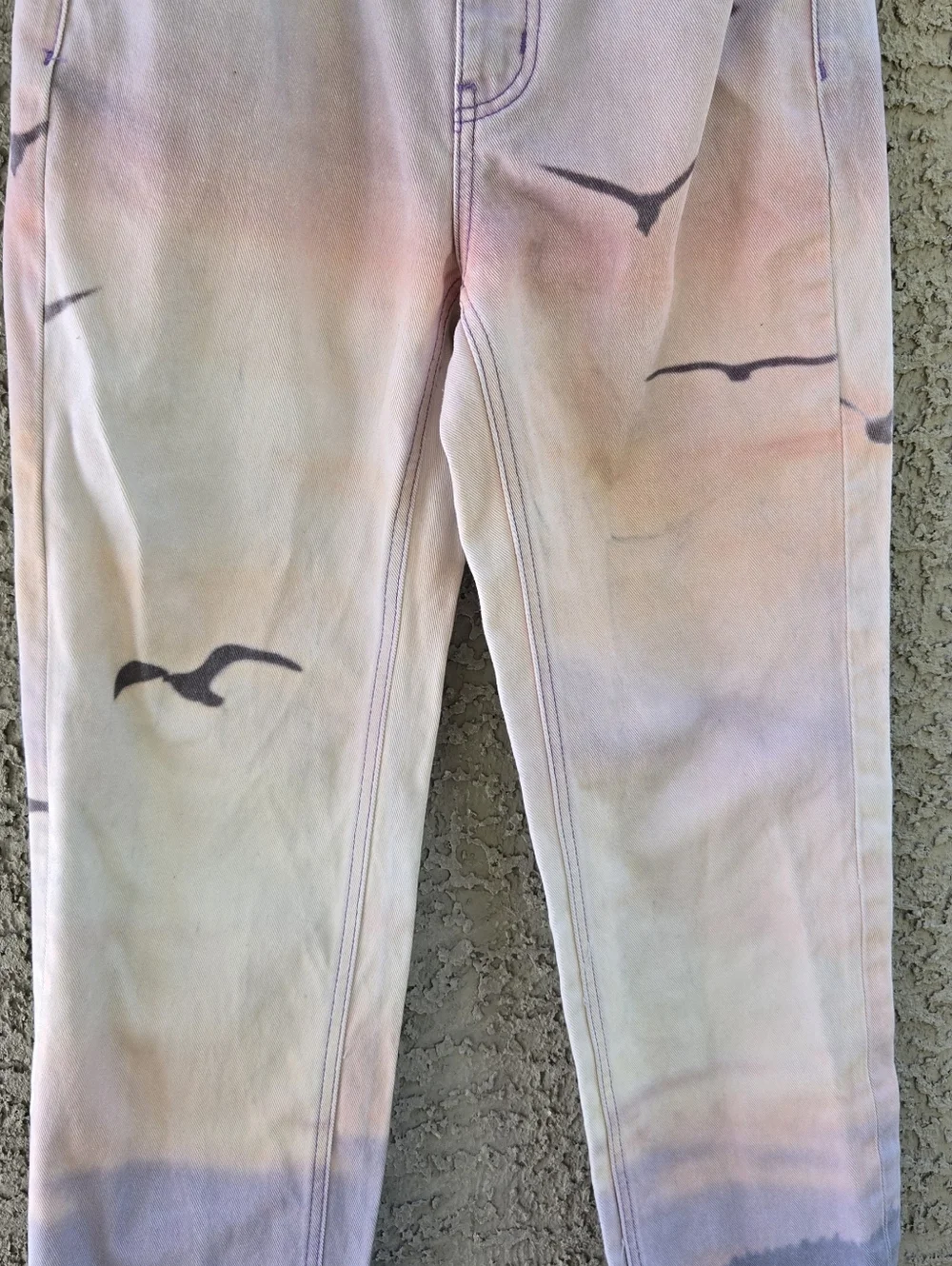 BDG Cowboy Jean Sunset Pastel Ombre Straight-Leg Jeans - Picture 5 of 11